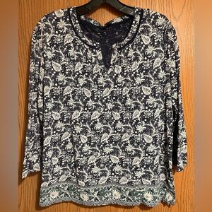 Lucky Brand Floral Blouse